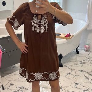 International concepts embroidered mini dress 6